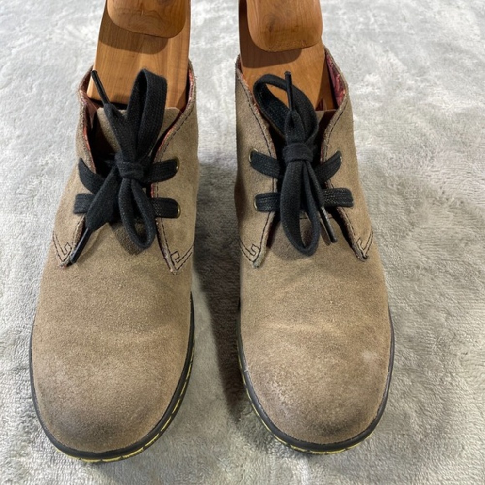 Dr Marten Shoes Womens‎ Size 6 Brown Henny Leather Suede Chukka Casual Shoes